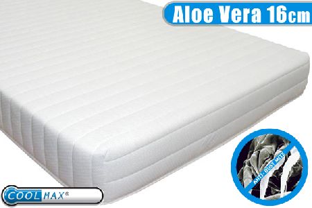 Bedworld Discount Healthy Living 16cm Aloe Vera Mattress Super