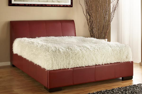 Bedworld Discount Kenton Red Bed Frame Kingsize 150cm