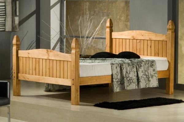 Mexican Tucan Pine Bed Frame Double 135cm