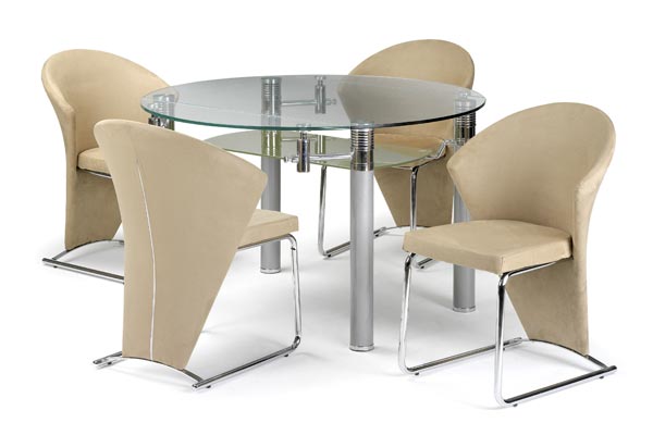 Bedworld Discount Rotunda Dining Table with Chairs
