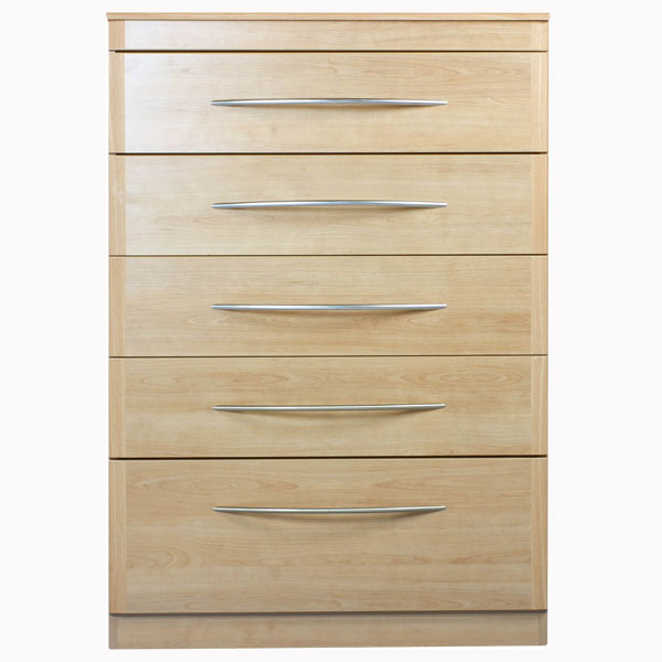 Metro Wide Five Drawer Chest