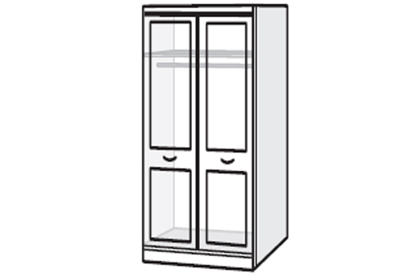 Bedworld Furniture Oyster Bay Range - Wardrobe - 2 Door