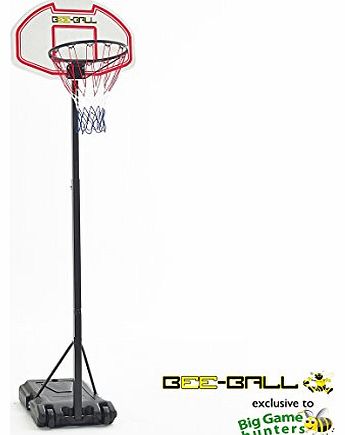 Bee-Ball  Junior BB-05 Basketball Stand, quick height adjustment system for children: 1.65 -2.05m