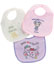 Bee Bo Pack Of 3 Embroidered Girls Bibs 2035 -