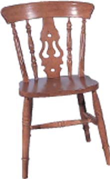 CHAIR HIGH BACK FIDDLE WIDE SEAT