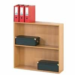Beech Single Shelf Low Bookcase Size (WxDxH):