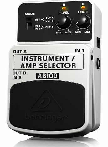 Behringer AB100 Instrument Amp Selector Pedal