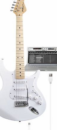 Behringer White USB Guitar IAXE393. Supplied in a retail box