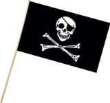 Beistle Plastic Pirate Flag