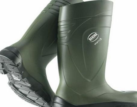 Bekina StepliteX Polyurethane (PU) Safety Wellington Boots - Green - Size 14 UK