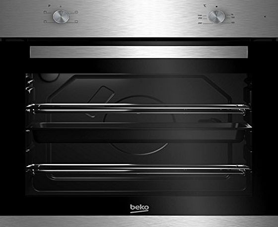 Beko BXIC21000X A Rated Built-in Electric Grill Single Oven in Stainless Steel