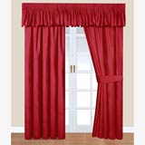Cadiz Curtains Red
