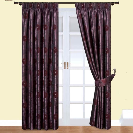 Belfield Furnishings Tara Curtains Plum