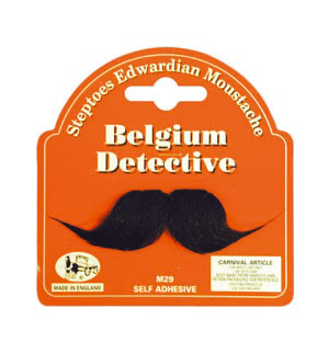 Belgium Detective moustache