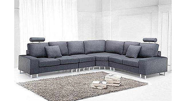 Corner - Sectional Sofa - Couch - Upholstered - Grey - STOCKHOLM