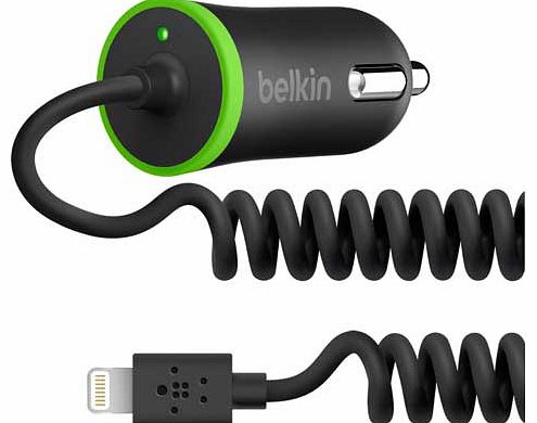 Belkin 2.1 Amp Micro Car Charger - Black