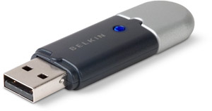 belkin Bluetooth 2.0 (with EDR) USB Adapter - Class 2 (10 meter range)