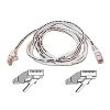Belkin CAT 5 UTP SNAGLESS MOULDED PATCH CABLE WHITE 0.5M