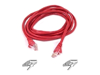Belkin Cat5e Booted UTP Patch Cable (Red) 0.5m