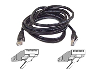 Belkin Cat5e Snagless UTP Patch Cable (Black) 1m