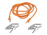 Belkin Cat5e Snagless UTP Patch Cable (Orange) 15m