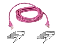 Cat5e Snagless UTP Patch Cable (Pink) 10m