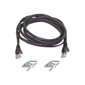 Belkin Cat6 UTP Snagless Patch Cable Black 1m