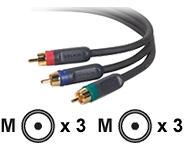 BELKIN COMPONENT VIDEO CABLE *