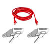 Belkin FastCAT - Patch cable - RJ-45 (M) - RJ-45 (M) - 3 m - UTP ( CAT 5e ) - red