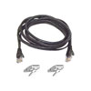 Belkin High Performance - Patch cable - RJ-45 (M) - RJ-45 (M) - 3 m - UTP ( CAT 6 ) - black