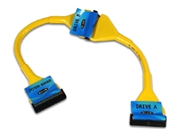 Belkin Dual Drive Round FDD Cable - Yellow 18