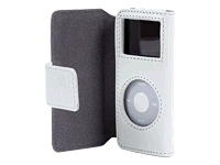 Folio Case for iPod nano - Case for digital player - leather - white