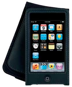 Leather Folio Sleeve for iPod Touch 3G -