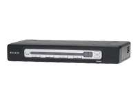 Belkin OmniView PRO3 USB and PS/2 4-Port KVM Switch - KVM switch - 4 ports