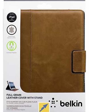 Premium Leather Cover with Stand for iPad