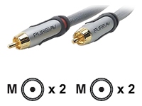 belkin Pure AV Silver Series - audio cable - 2.4 m