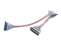 Belkin Ultra ATA 133 Round IDE Ribbon Cable - Clear with UV Pigment and Copper Braid 18