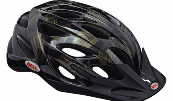 Arella black/gold flowers Hybrid Cycle Helmet