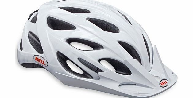 Bell Arella white/silver zebra Hybrid Cycle Helmet