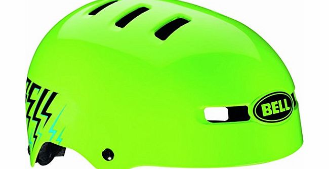 EOL OFF Bell Fraction Yth Lid - Glow Green, XS