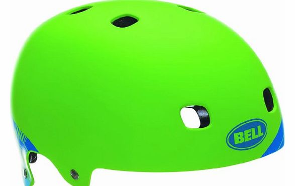 Bell Segment Helmet - Matte Glow Green Trax, Medium