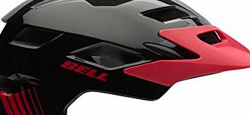 Bell Sidetrack Kids Helmet in Black/Red Echo