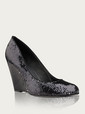 belle by sigerson morrison shoes black silver