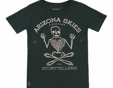 Keny skeletton t-shirt Dark green `4 years,10