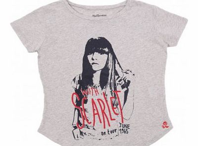 Scarlet T-shirt Heather grey `8 years
