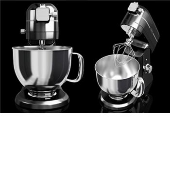 800w Professional Stand Mixer in Black -