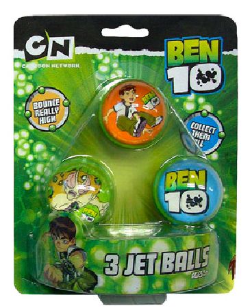 ben 10 Jet Balls (3 in a pack)
