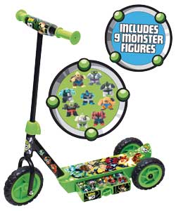 Ben 10 Secret Tri Scooter with Monsters