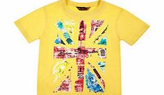 Boys 3-11yrs yellow cotton T-shirt