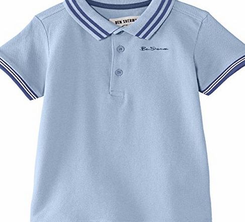 Ben Sherman Boys Classic Short Sleeve Polo Shirt, Light Sky Blue, 3-4 Years